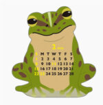 Mini Die-cut Frog Calendar - 2026 2