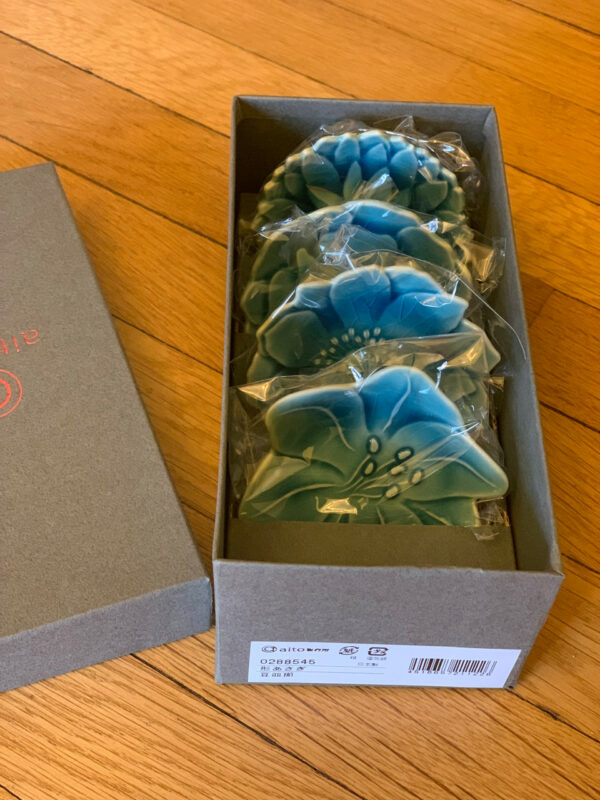 Mini Flower Dishes, Set Of 4 2