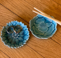Mini Flower Dishes, Set Of 4