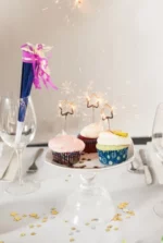 Mini Gold Star Sparklers, Pack Of 4 1