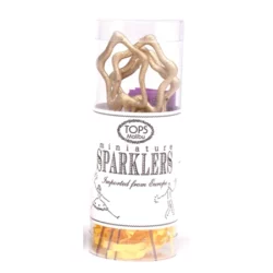 Mini Gold Star Sparklers, Pack Of 4