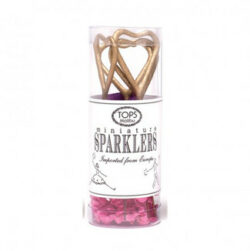 Mini Heart Sparklers, Pack Of 4