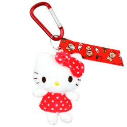 Mini Hello Kitty Carabiner Plush