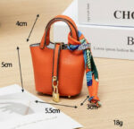 Mini Leather Purse Keychain