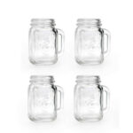 Mini Mason Jar Shot Glasses, Set Of 4 4