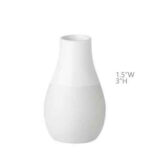 Mini White Porcelain Vases, Set Of 42
