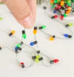 Miniature Spool Of Acrylic Light Bulb Garland 5