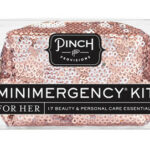 Minimergency Kit For Her - Sequin Rose Gold