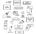 Minimergency Kit For Her - Sequin Rose Gold 4