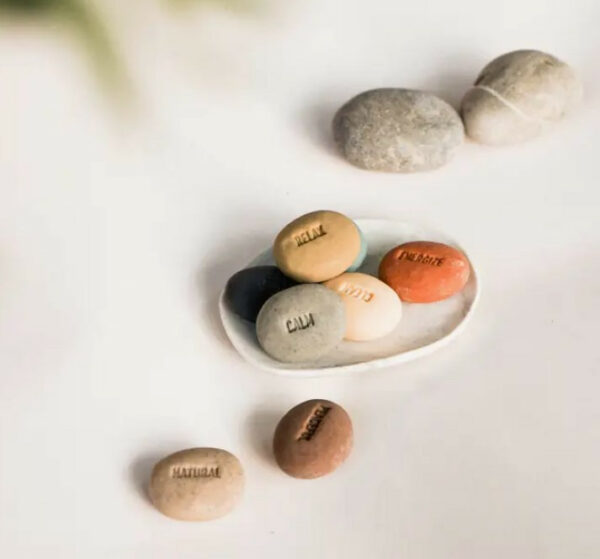 Mood Soap With Porcelain Dish Set 4