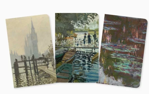 National Gallery Monet Set Of 3 Midi Notebooks 1