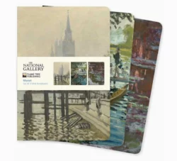 National Gallery Monet Set Of 3 Midi Notebooks