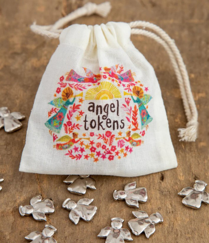 Natural Life Angel Tokens, Set Of 12