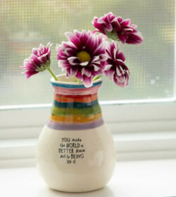 Natural Life Bud Vase - You Make The World A Better Place