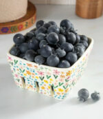 Natural Life Ceramic Berry Colander - Floral 1