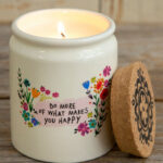 Natural Life Corked Candle - Do More Of What Makes You Happy