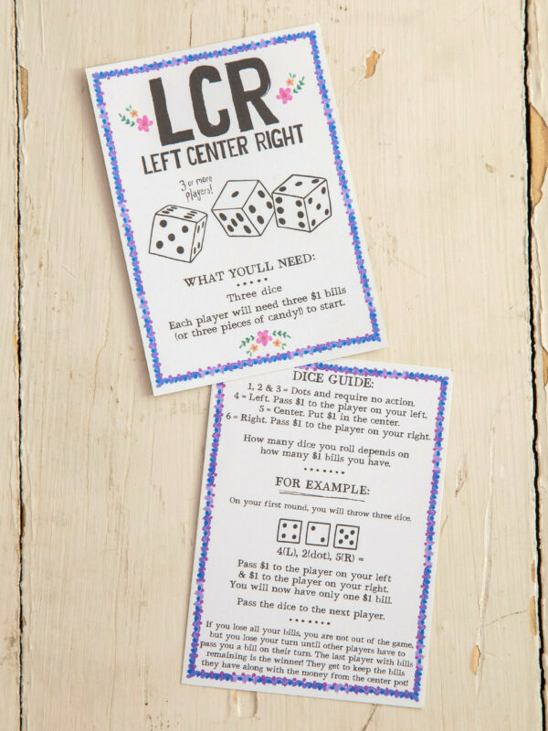 Natural Life Dice Games 1