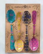 Natural Life Ditsy Floral Teaspoons, Set Of 4
