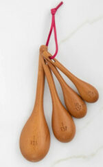 Natural Life Folk Flower Wood Measuring Spoons 1