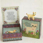 Natural Life Little Kitty Charm In Gift Box