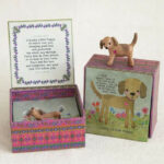 Natural Life Little Puppy Charm In Gift Box