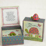 Natural Life Little Turtle Charm In Gift Box
