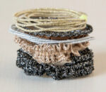 Natural Life Metallic Textured Hair Ties
