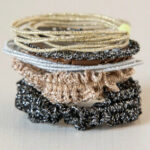Natural Life Metallic Textured Hair Ties