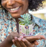 Natural Life Mini Artisan Folk Planter 1