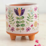 Natural Life Mini Artisan Folk Planter