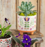 Natural Life Mini Artisan Folk Planter3