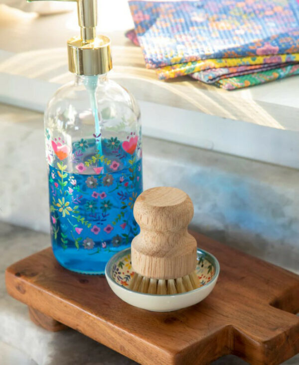 Natural Life Scrub Brush & Dish Set 2