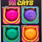 Needoh Teenie Cool Kittens, 4 Pack