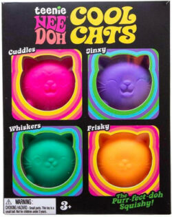 Needoh Teenie Cool Kittens, 4 Pack