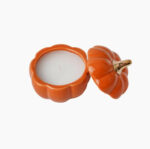 Orange Pumpkin Ceramic Tealight 2