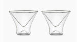 Outset Double-walled Martini Glasses, Set Of 2 1