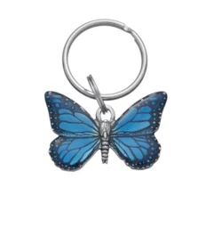 Pewter Butterfly Key Ring