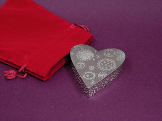 Pewter Heart Treasure Box