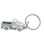 Pickup Truck Pewter Keyring