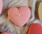 Pink Lattice Heart Candle
