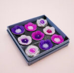 Pink & Purple Flower Scented Tealight Set