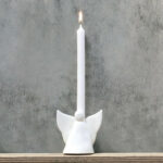 Porcelain Angel Vase Candle Holder 2