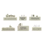 Porcelain Inspirational Decorative Block