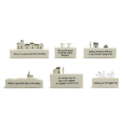 Porcelain Inspirational Decorative Block