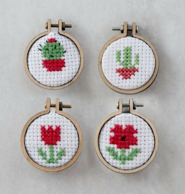 Pricking Perfect Hoop Matchbox Cross Stitch Kit 2