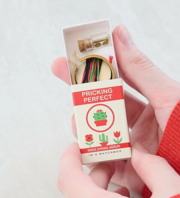 Pricking Perfect Hoop Matchbox Cross Stitch Kit 4