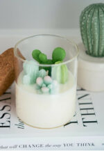 Prickly Pear Cactus Candle With Cork Lid