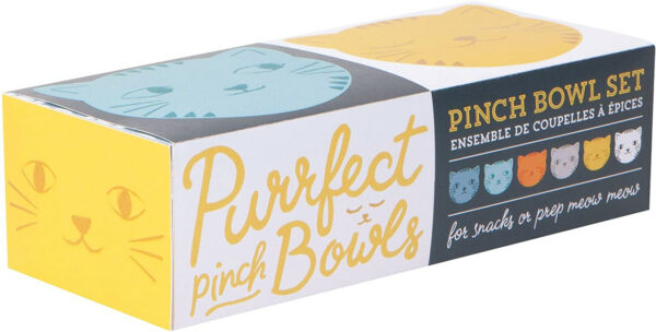 Purrfect Cat Pinch Bowls, Set Of 6 1