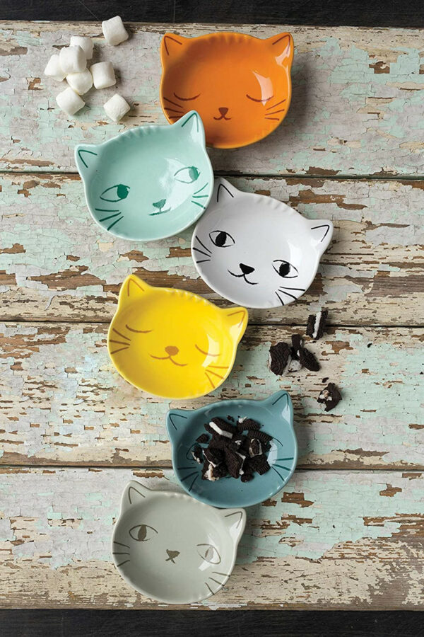Purrfect Cat Pinch Bowls, Set Of 6 ư2