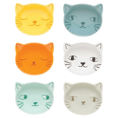 Purrfect Cat Pinch Bowls, Set Of 6 Purrfect Cat Pinch Bowls, Set Of 6